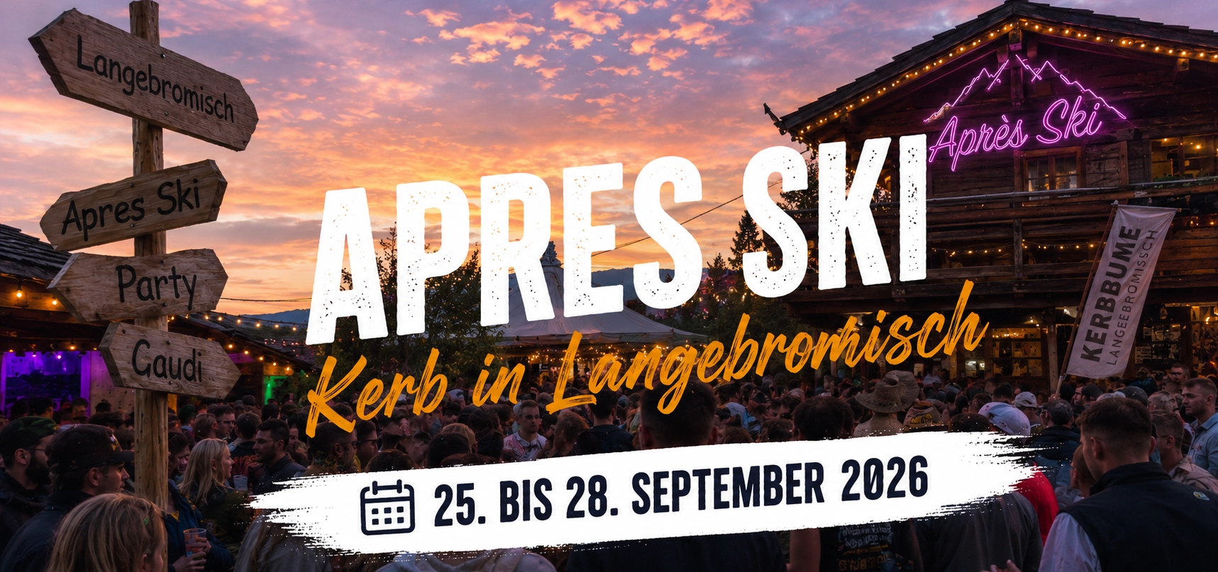 Kerbbuwe Langenbrombach — Kerb 2026 Après-Ski, 25. bis 28. September 2026
